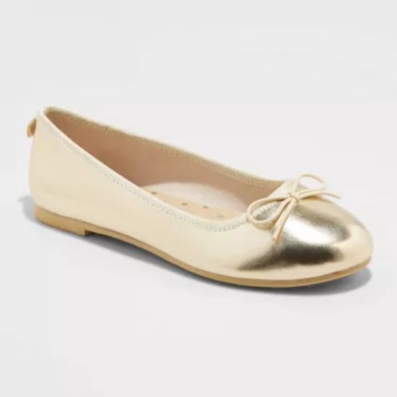 Cat & Jack Shoes Nwt Girls Stacy Slipon Ballet Flats Cat Jack